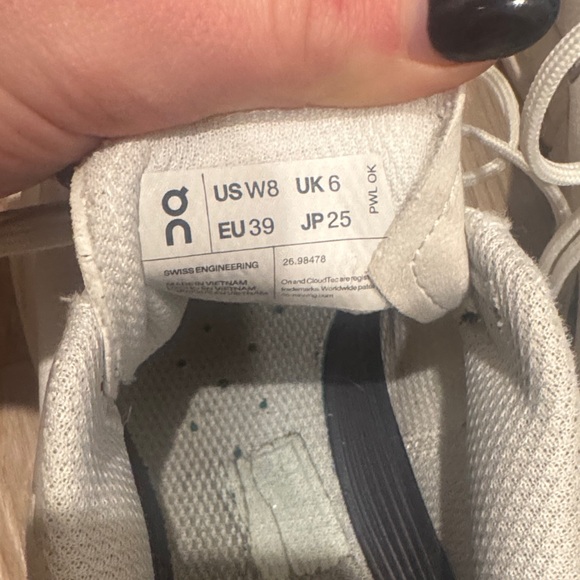 On Running White and Black Sneakers - Picture 5 of 5